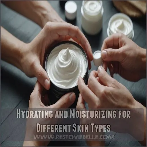 Hydrating and Moisturizing for Different Skin Types