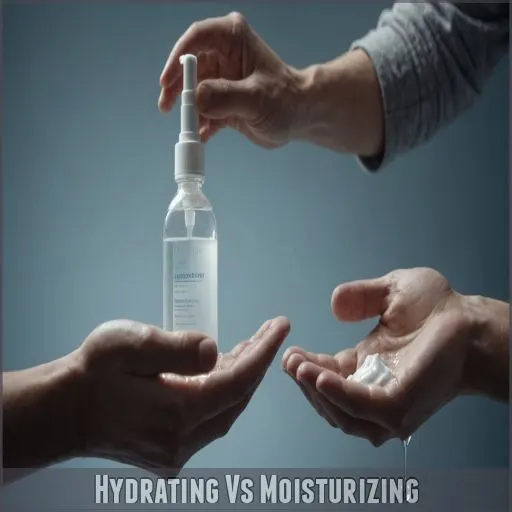 Hydrating Vs Moisturizing