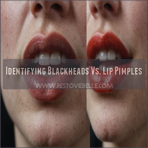 Identifying Blackheads Vs. Lip Pimples