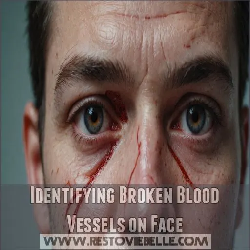 Identifying Broken Blood Vessels on Face