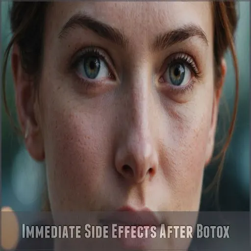 Immediate Side Effects After Botox