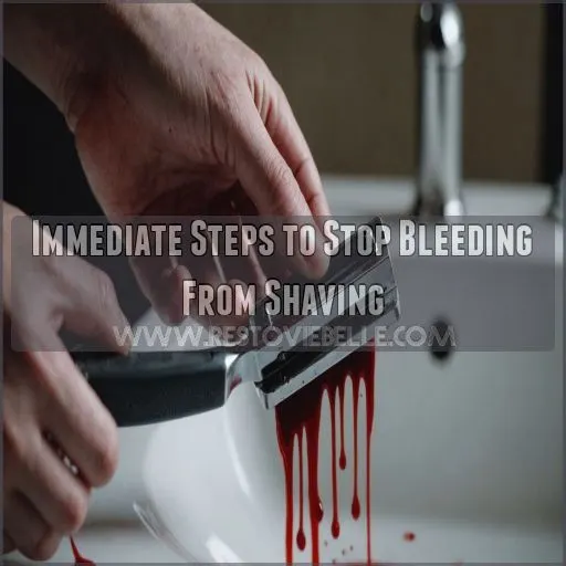 Immediate Steps to Stop Bleeding From Shaving