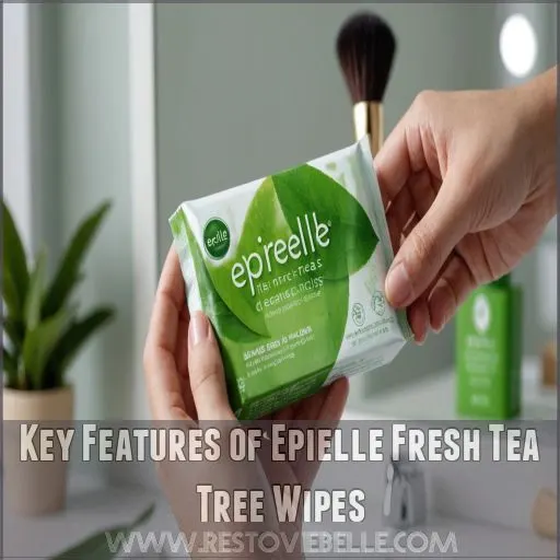 Key Features of Epielle Fresh Tea Tree Wipes