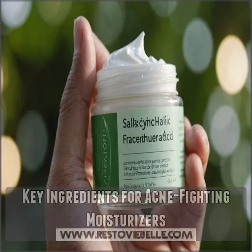 Key Ingredients for Acne-Fighting Moisturizers