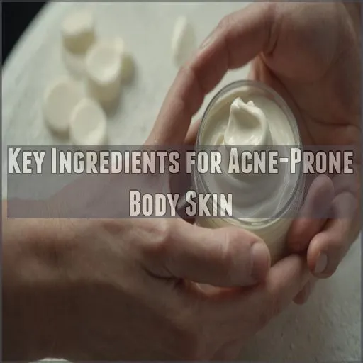 Key Ingredients for Acne-Prone Body Skin