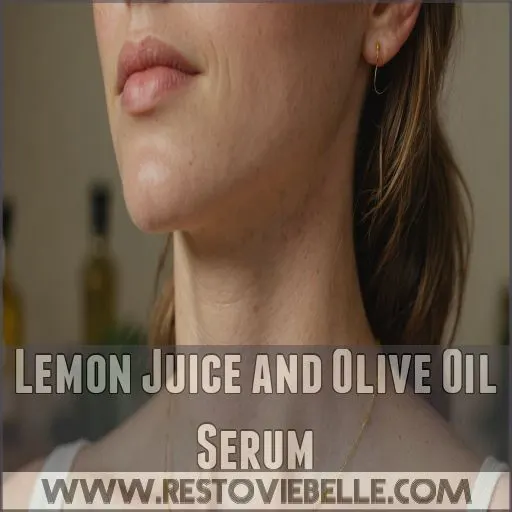 Lemon Juice and Olive Oil Serum