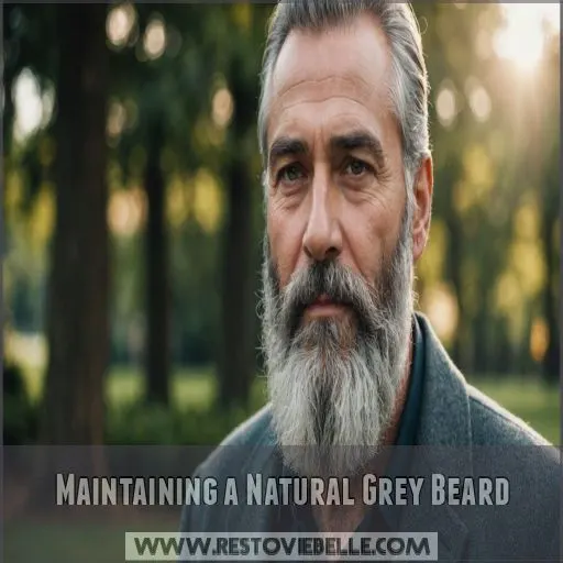 Maintaining a Natural Grey Beard