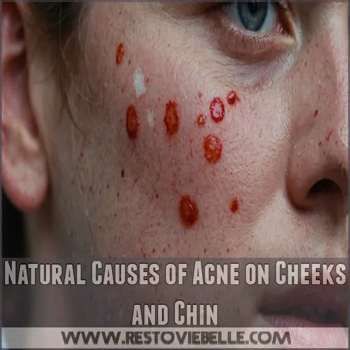 Natural Causes of Acne on Cheeks and Chin