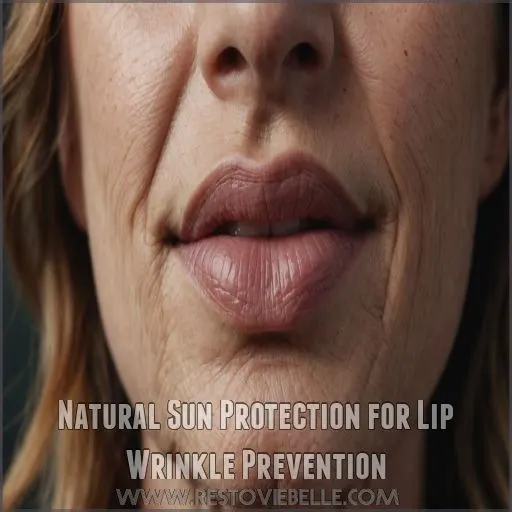 Natural Sun Protection for Lip Wrinkle Prevention