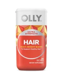 OLLY Ultra Strength Hair Softgels,