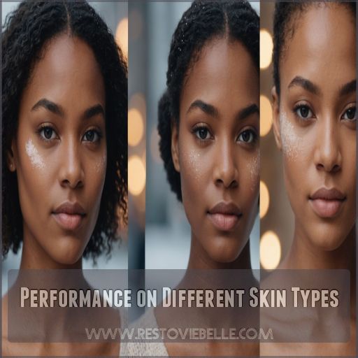 Performance on Different Skin Types