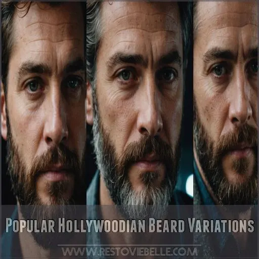 Popular Hollywoodian Beard Variations