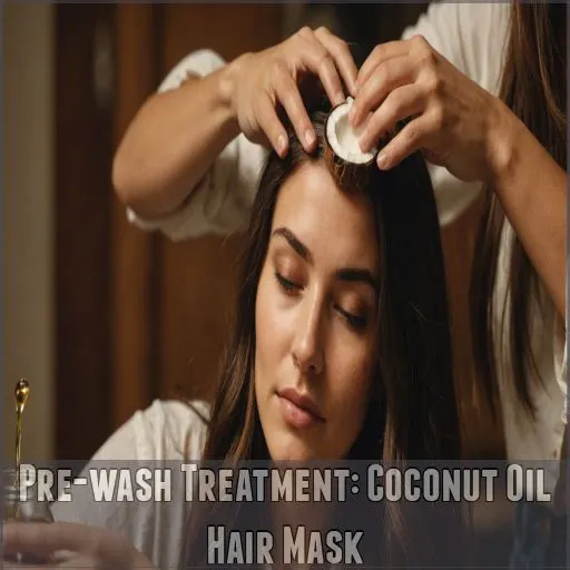 Pre-wash Treatment: Coconut Oil Hair Mask