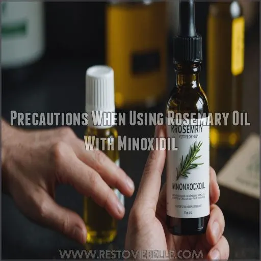 Precautions When Using Rosemary Oil With Minoxidil