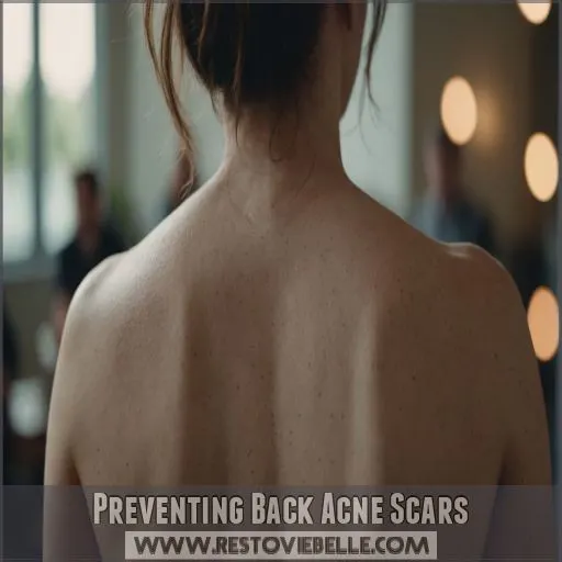 Preventing Back Acne Scars