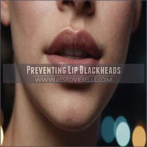 Preventing Lip Blackheads