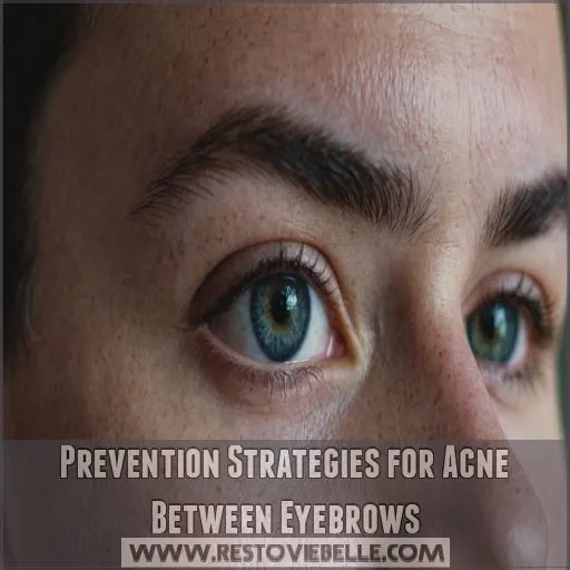 Prevention Strategies for Acne Between Eyebrows