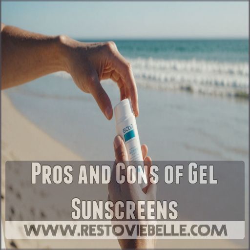 Pros and Cons of Gel Sunscreens