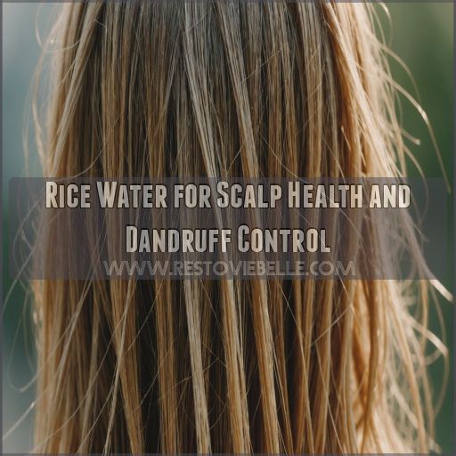 Rice Water for Scalp Health and Dandruff Control