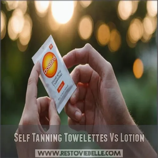 Self Tanning Towelettes Vs Lotion