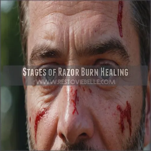 Stages of Razor Burn Healing