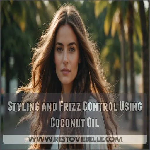 Styling and Frizz Control Using Coconut Oil