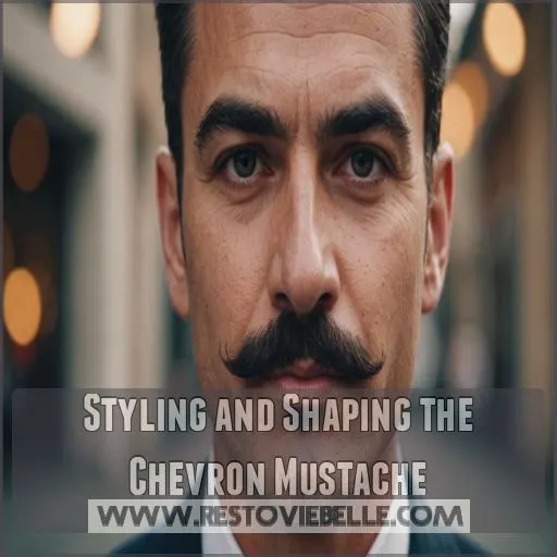 Styling and Shaping the Chevron Mustache