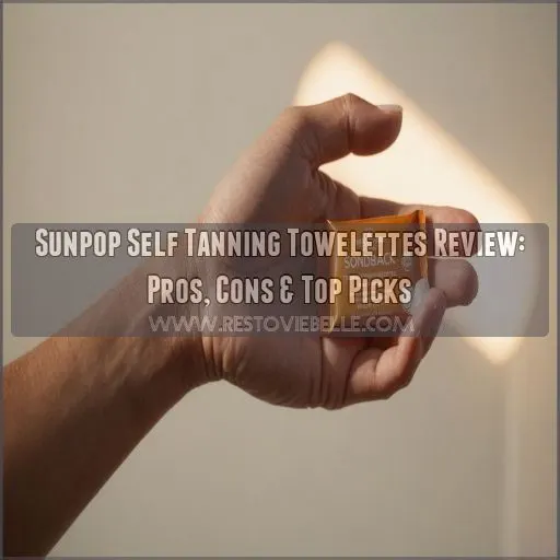 sunpop self tanning towelettes review