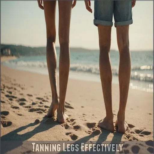 Tanning Legs Effectively