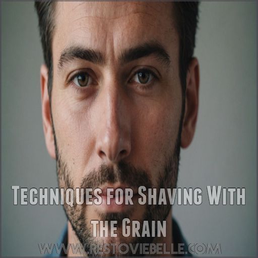 Techniques for Shaving With the Grain