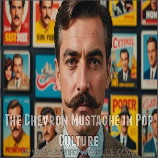 The Chevron Mustache in Pop Culture