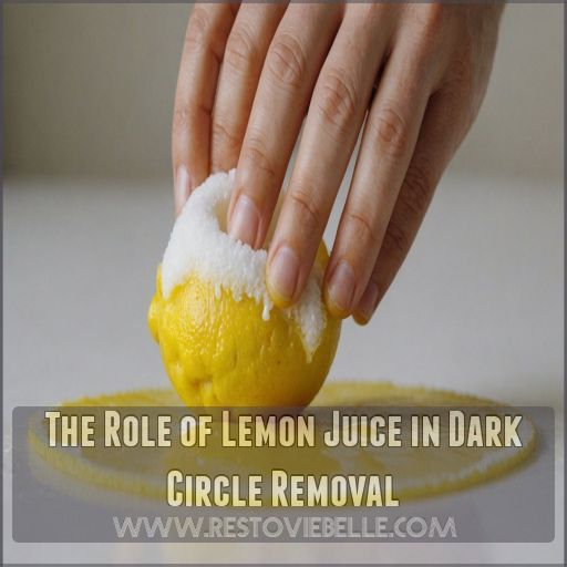 The Role of Lemon Juice in Dark Circle Removal