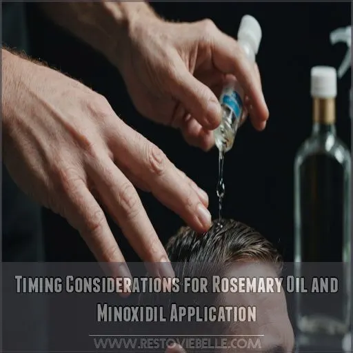 Timing Considerations for Rosemary Oil and Minoxidil Application