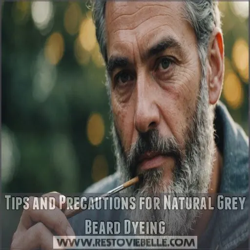 Tips and Precautions for Natural Grey Beard Dyeing