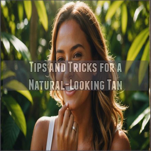 Tips and Tricks for a Natural-Looking Tan