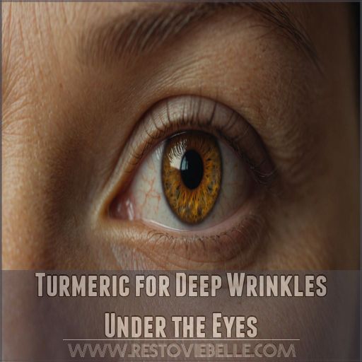 Turmeric for Deep Wrinkles Under the Eyes