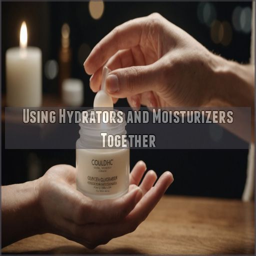 Using Hydrators and Moisturizers Together