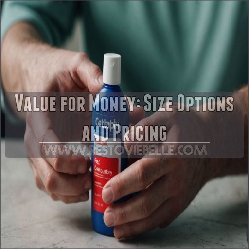 Value for Money: Size Options and Pricing