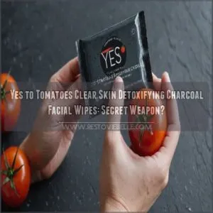 yes to tomatoes clear skin detoxifying charcoal facial wipes review