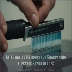 Alternative Methods for Sharpening Electric Razor Blades