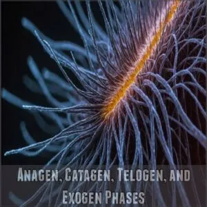 Anagen, Catagen, Telogen, and Exogen Phases