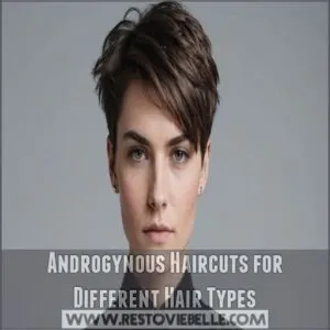 Androgynous Haircuts for Different Hair Types