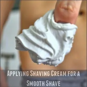 Applying Shaving Cream for a Smooth Shave