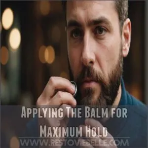 Applying The Balm for Maximum Hold