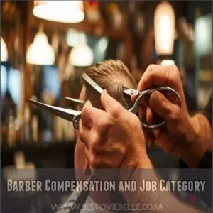 Barber Compensation and Job Category