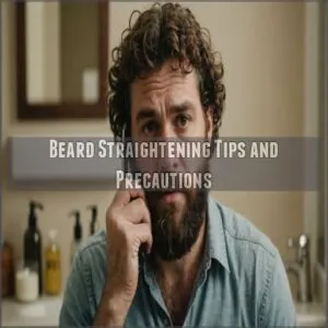 Beard Straightening Tips and Precautions