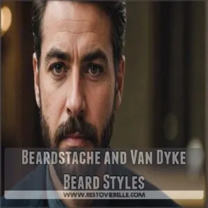 Beardstache and Van Dyke Beard Styles