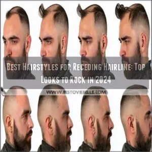 best hairstyles for receding hairline