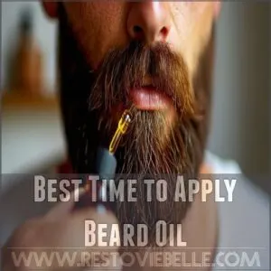 Best Time to Apply Beard Oil