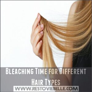 Bleaching Time for Different Hair Types